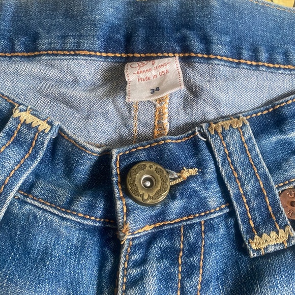 True Religion Special Vintage  Premium Authentic Jeans Sz 34 - Picture 6 of 12